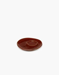 SERAX Sous tasse à espresso rond Venetian red grès émaillé Ø 11 cm La Mère New