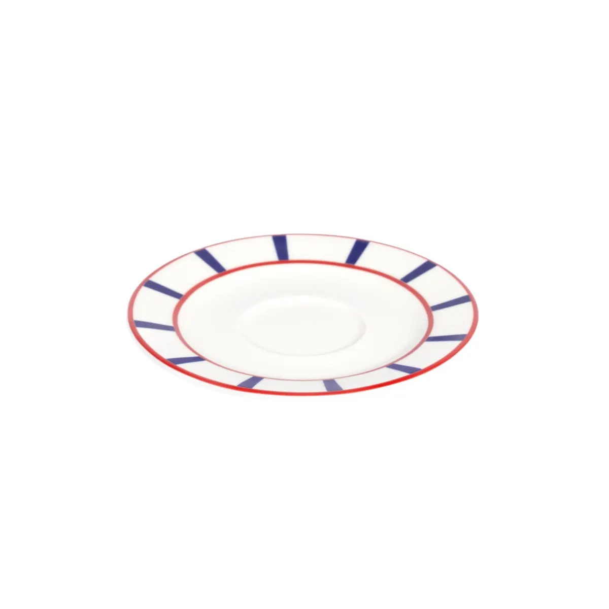ACCOLADE Sous tasse expresso blanc porcelaine Ø 13 cm Ama Outlet