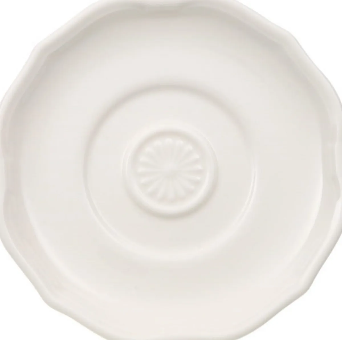 VILLEROY & BOCH Sous tasse expresso blanc porcelaine Ø 12 cm La Scala Outlet