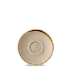 CHURCHILL Sous-tasse à expresso Nutmeg Cream porcelaine vitrifiée Ø 11 cm Stonecast Nutmeg Discount
