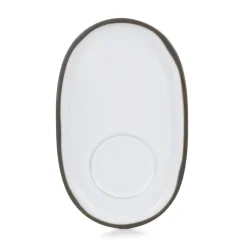 REVOL Sous-tasse à expresso ovale blanc porcelaine culinaire 13,5 cm Caractère Online