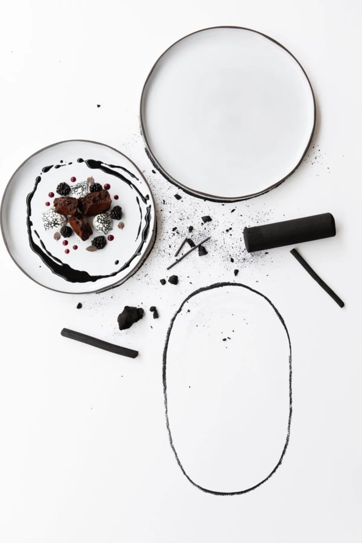 REVOL Sous-tasse à expresso ovale blanc porcelaine culinaire 13,5 cm Caractère Online