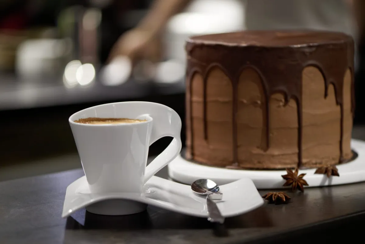 Sous-tasse à expresso rectangulaire ivoire porcelaine 17 cm New Wave - VILLEROY & BOCH Best