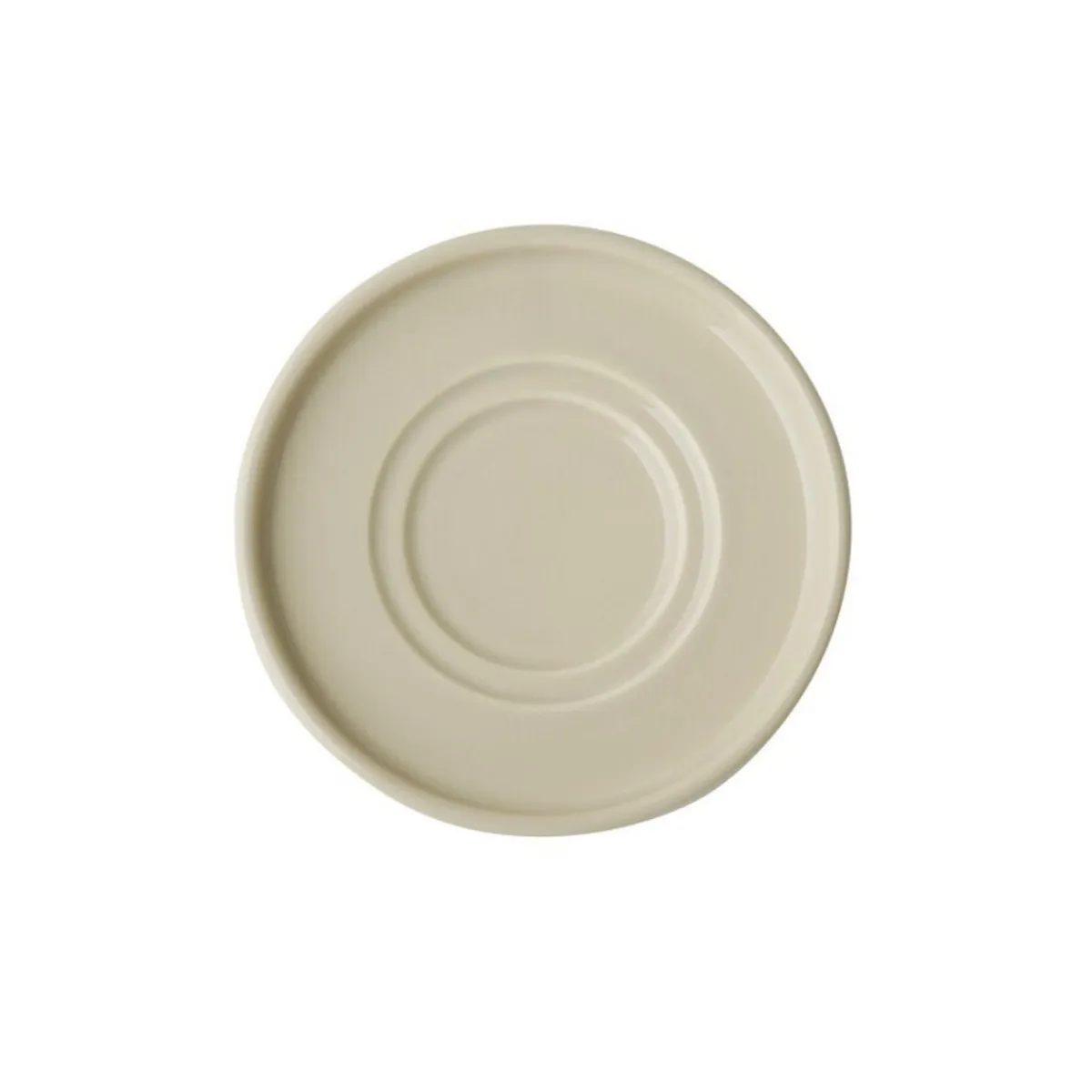 APS Sous-tasse expresso rond beige porcelaine Ø 12,5 cm The Grid Outlet