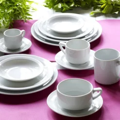Sous-tasse à expresso rond blanc porcelaine Ø 13 cm Cafett - PRO.MUNDI