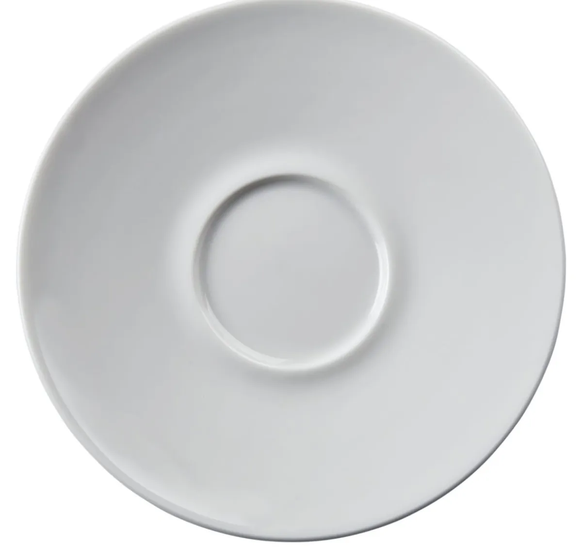 PRO.MUNDI Sous-tasse à expresso rond blanc porcelaine Ø 12 cm Slim O Hot