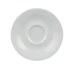Aucune Sous-tasse à expresso rond blanc porcelaine Ø 12 cm Paula Discount