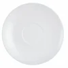 Sous-tasse à expresso rond blanc verre opal Ø 13 cm Restaurant - ARCOROC Clearance