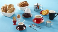 Sous-tasse à expresso rond blanc porcelaine Ø 12 cm Emotions - PRO.MUNDI Hot