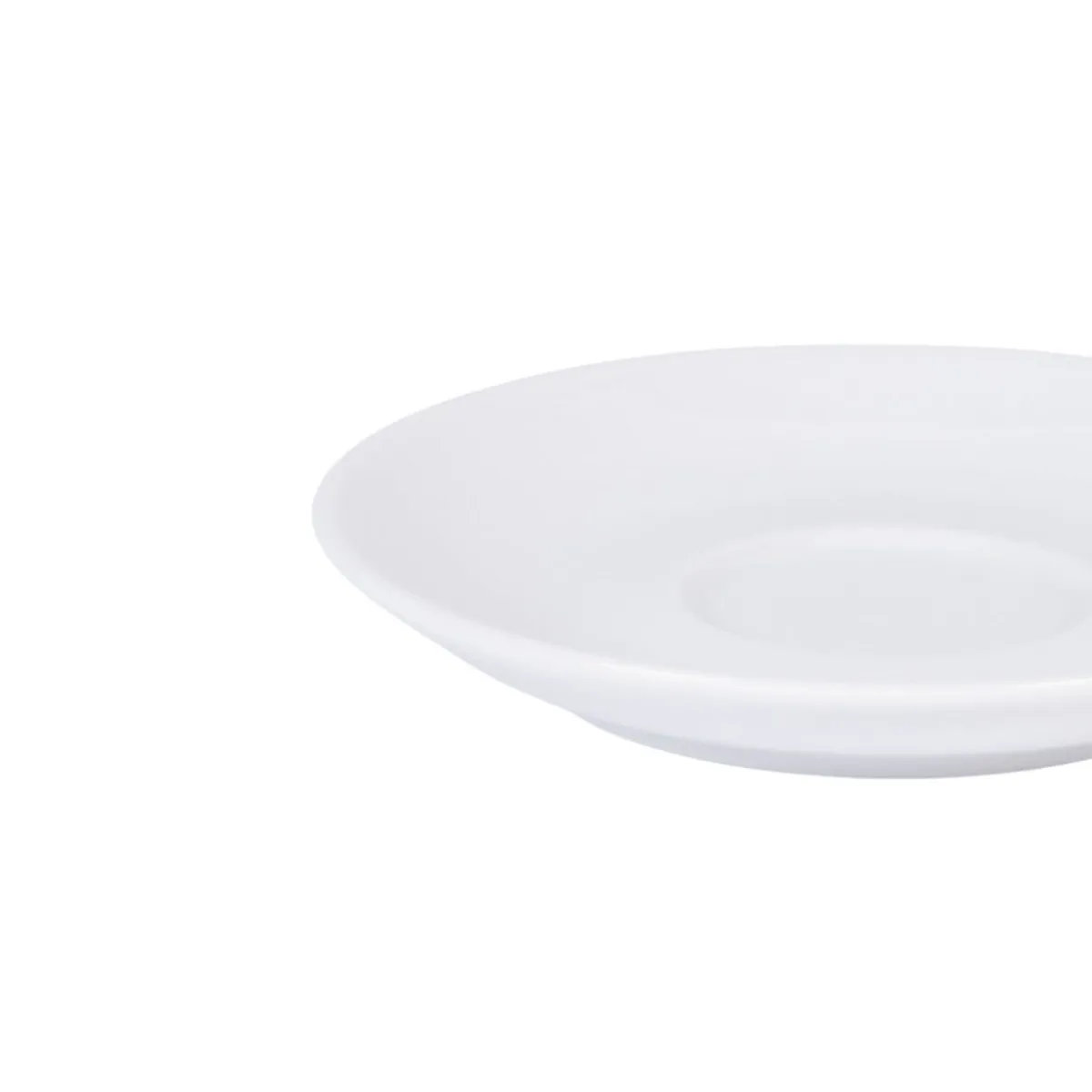 Sous-tasse à expresso rond blanc porcelaine Ø 12 cm Emotions - PRO.MUNDI Hot