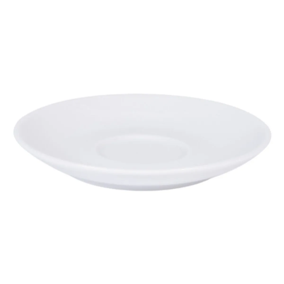 Sous-tasse à expresso rond blanc porcelaine Ø 12 cm Emotions - PRO.MUNDI Hot