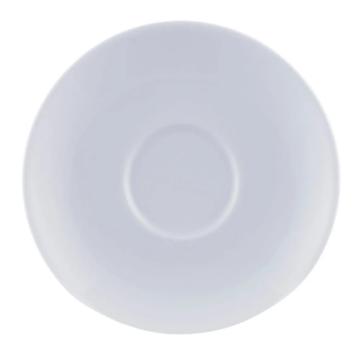 Sous-tasse à expresso rond blanc porcelaine Ø 12 cm Emotions - PRO.MUNDI Hot