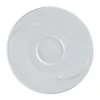 Sous-tasse à expresso rond blanc porcelaine vitrifiée Ø 13 cm Delissea - RAK Hot