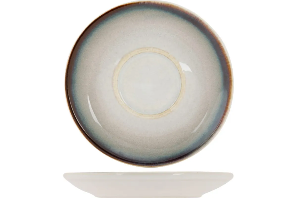 PROOF Sous tasse à expresso rond blanc porcelaine Ø 12 cm Akoya Best