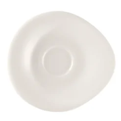RAK Sous tasse à expresso rond blanc porcelaine bone china 11,8 cm Pose
