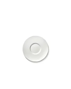 SERAX Sous tasse à expresso rond blanc porcelaine Ø 10,3 cm Silhouette Hot