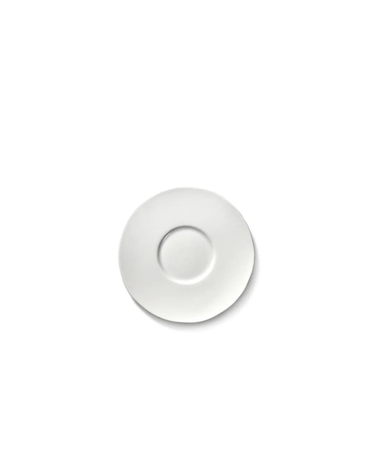 SERAX Sous tasse à expresso rond blanc porcelaine Ø 10,3 cm Silhouette Hot