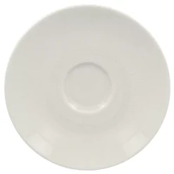 RAK Sous-tasse à expresso rond blanc porcelaine vitrifiée Ø 12,5 cm Vintage Best
