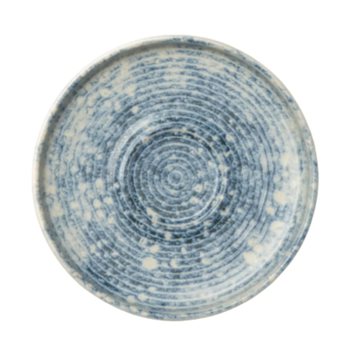 Sous tasse expresso rond bleu grès émaillé Ø 12 cm Ice - ACCOLADE Clearance