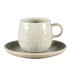 Sous-tasse à expresso rond céladon porcelaine vitrifiée Ø 17 cm Krush - RAK New