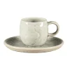 Sous-tasse à expresso rond céladon porcelaine vitrifiée Ø 13 cm Krush - RAK Clearance