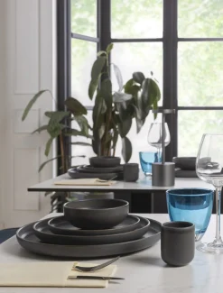 ACCOLADE Sous tasse expresso rond grès émaillé Ø 12 cm Tornado Discount