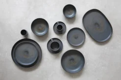 ACCOLADE Sous tasse expresso rond grès émaillé Ø 12 cm Tornado Discount