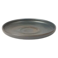 ACCOLADE Sous tasse expresso rond grès émaillé Ø 12 cm Tornado Discount