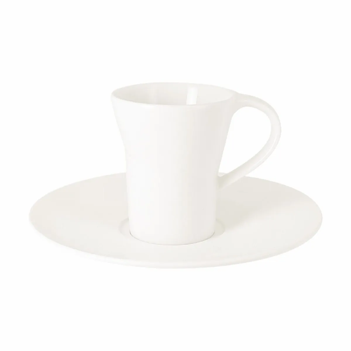 RAK Sous-tasse à expresso rond ivoire porcelaine vitrifiée Ø 14,5 cm Giro Best