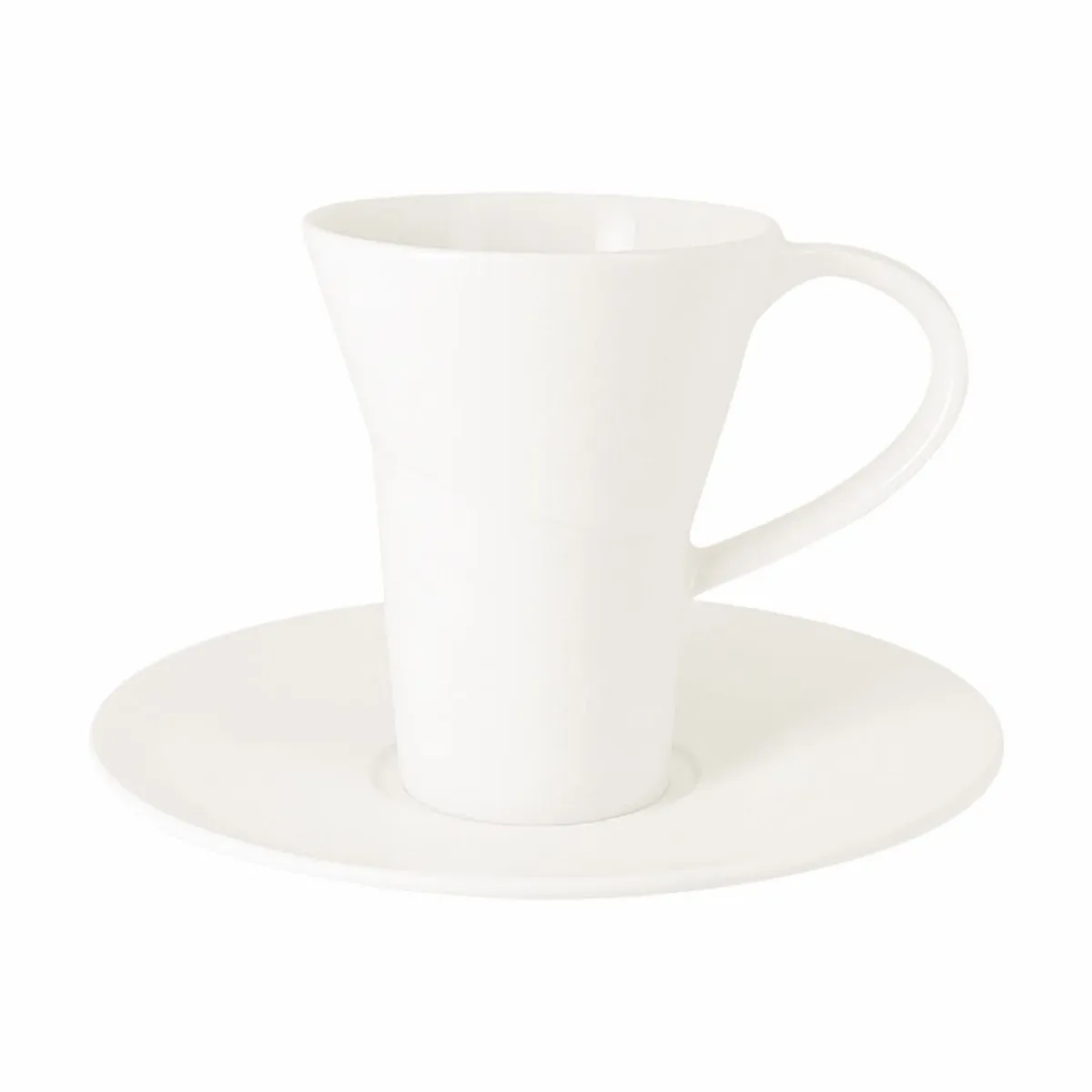 RAK Sous-tasse à expresso rond ivoire porcelaine vitrifiée Ø 14,5 cm Giro Best