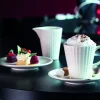 RAK Sous-tasse à expresso rond ivoire porcelaine vitrifiée Ø 12,5 cm Metropolis Online