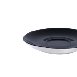 Sous-tasse à expresso rond noir porcelaine Ø 12 cm Emotions - PRO.MUNDI Outlet