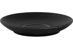 Sous tasse à expresso rond noir porcelaine Ø 11,5 cm Tonati - PROOF Hot