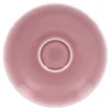 Sous-tasse à expresso rond rose porcelaine vitrifiée Ø 12,5 cm Vintage - RAK New