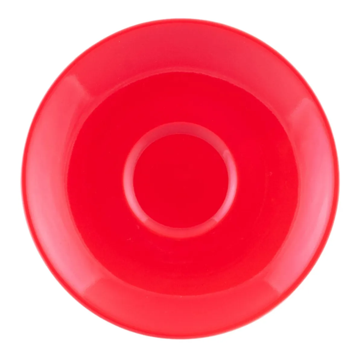 PRO.MUNDI Sous-tasse à expresso rond rouge porcelaine Ø 12 cm Emotions Clearance