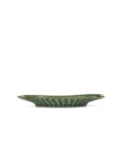 Sous tasse à expresso rond vert grès émaillé 12,5 cm Ø 12,5 cm Verde Lanza - SERAX Online