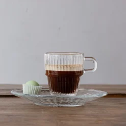 BORMIOLI ROCCO Sous-tasse expresso transparent verre trempé Ø 14 cm Barshine Online