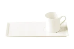 RAK Sous tasse rectangulaire ivoire porcelaine vitrifiée 28 cm Allspice New