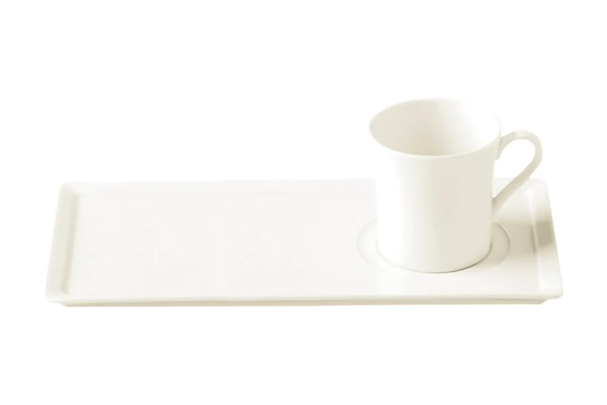 RAK Sous tasse rectangulaire ivoire porcelaine vitrifiée 28 cm Allspice New