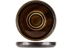 PROOF Sous tasse rond argent porcelaine Ø 14 cm Elements Mineral Online