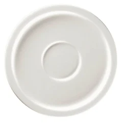 RAK Sous tasse rond blanc porcelaine vitrifiée Ø 16,3 cm stone Ease Hot