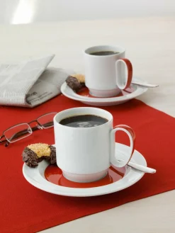 Sous tasse rond blanc porcelaine Ø 16,9 cm Donna Senior - SCHONWALD New