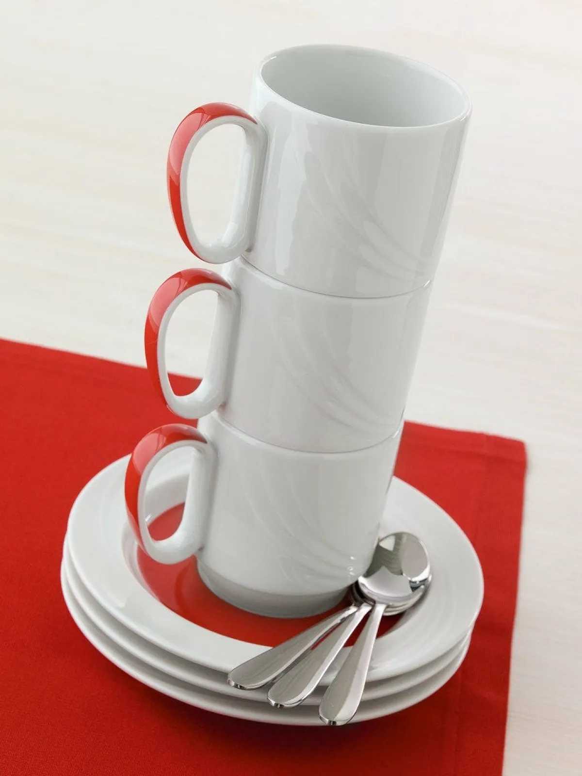 Sous tasse rond blanc porcelaine Ø 16,9 cm Donna Senior - SCHONWALD New