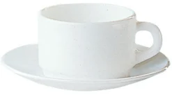 Sous tasse rond blanc verre opal Ø 15,9 cm Empilable - ARCOROC Discount