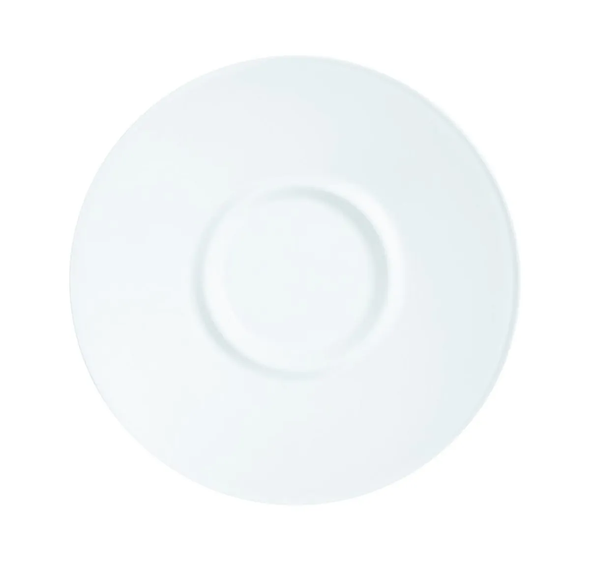 Sous tasse rond blanc verre opal Ø 14 cm Intensity Baril - ARCOROC Sale