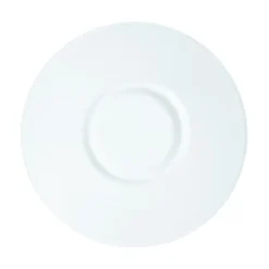 ARCOROC Sous tasse rond blanc verre opal Ø 15,4 cm Intensity Baril Best