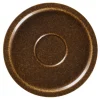 Sous tasse rond bronze porcelaine vitrifiée Ø 16,3 cm stone Ease - RAK Online