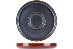 Sous tasse rond brun porcelaine Ø 14 cm Elements Maroon - PROOF Clearance