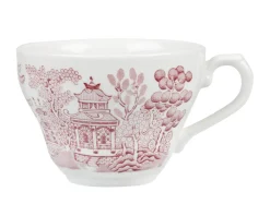Sous tasse rond Georgian Cranberry Willow porcelaine vitrifiée Ø 14,1 cm Vintage Prints Cramberry Willow - CHURCHILL