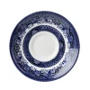 CHURCHILL Sous tasse rond Georgian Willow Blue porcelaine vitrifiée Ø 14,1 cm Vintage Prints Willow Clearance